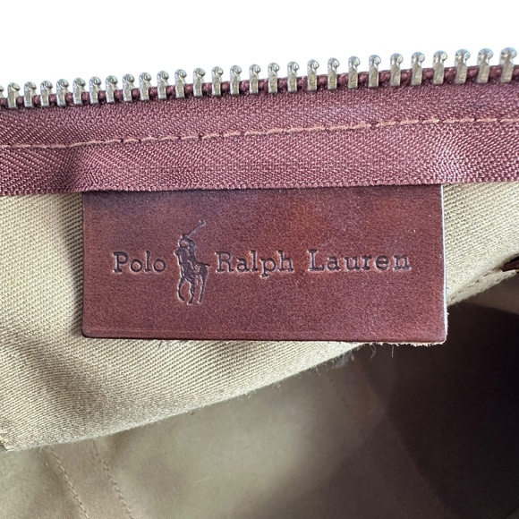 Genuine Vintage POLO RALPH LAUREN Houndstooth Weekender Travel Bag Duffel 90s - Picture 15 of 16